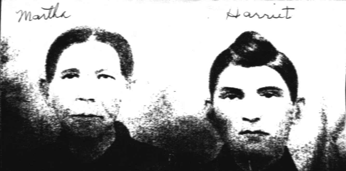 Harriet Elizabeth Burton Morgan and Martha Morgan